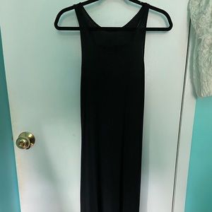 Black maxi dress